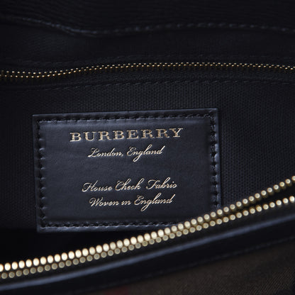 Burberry Derby Calfskin House Check Medium Camberley Black 7 of 11