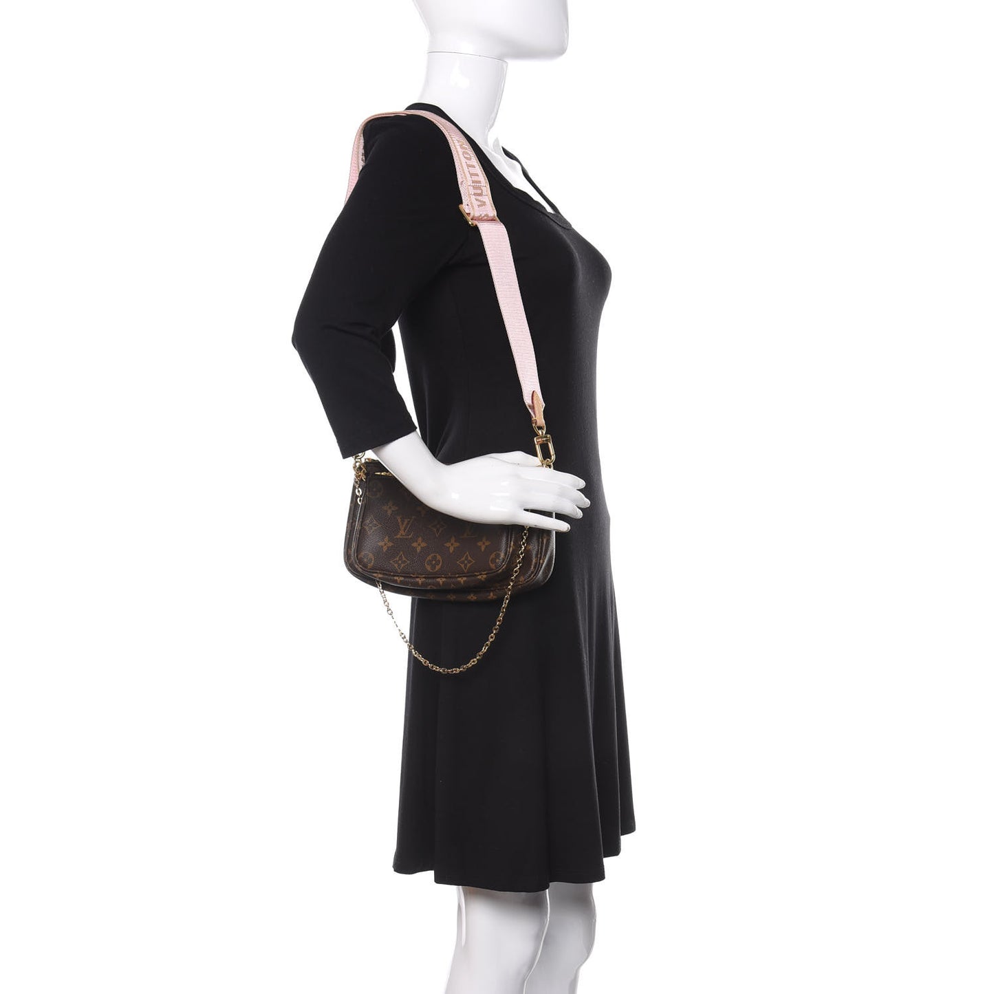 Monogram Multi Pochette Accessories Rose Clair