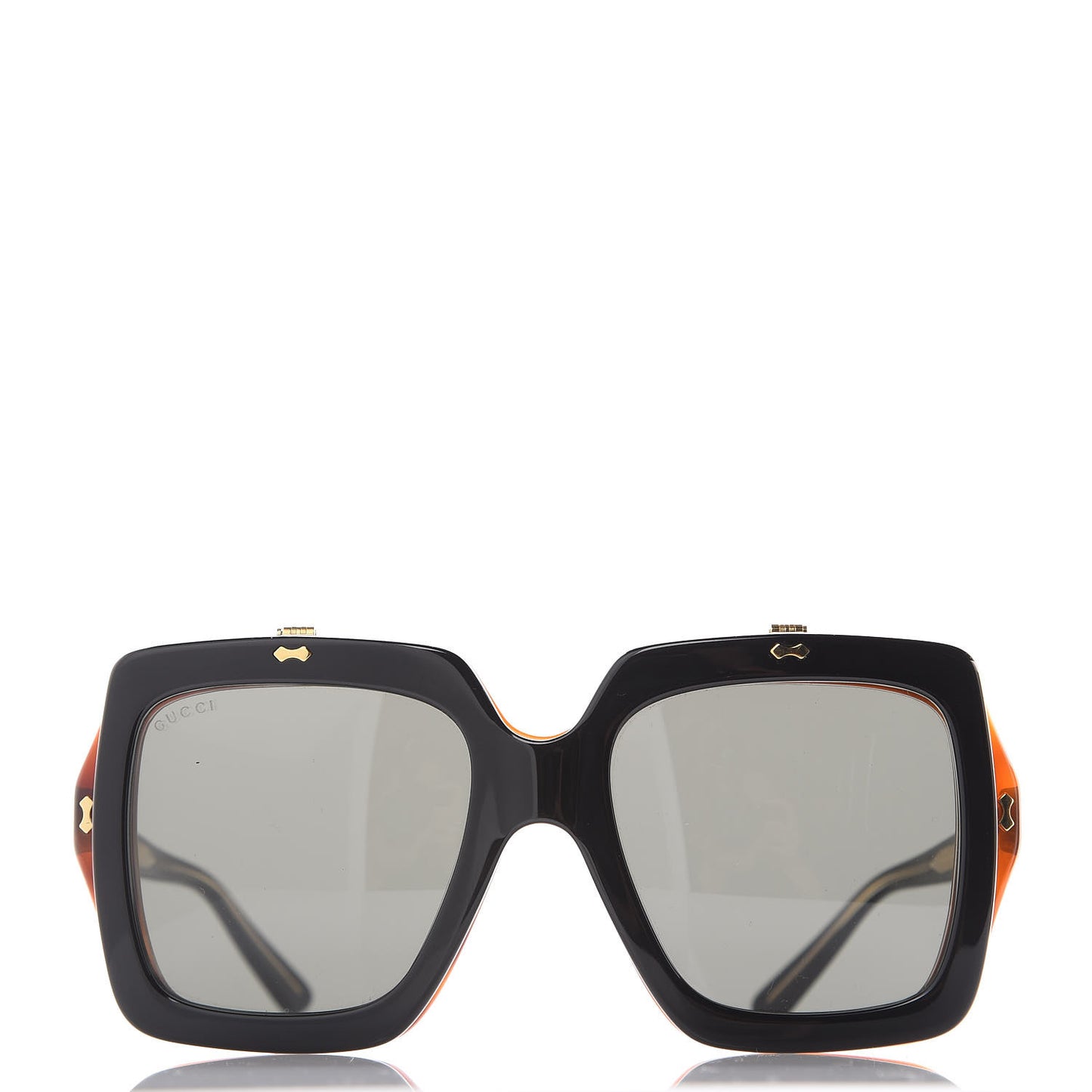 Acetate Oversized Flip Up Sunglasses GG0088S Tortoise Black