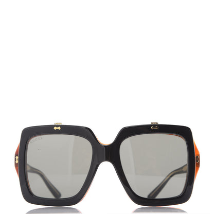 Gucci Acetate Oversized Flip Up Sunglasses GG0088S Tortoise Black 4 of 8