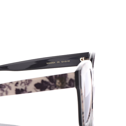 Gucci Acetate Herbarium Print Square Frame Sunglasses GG0029SA White 7 of 10