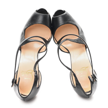 Christian Louboutin Nappa Exagona 160 Pumps 37.5 Black 2 of 8