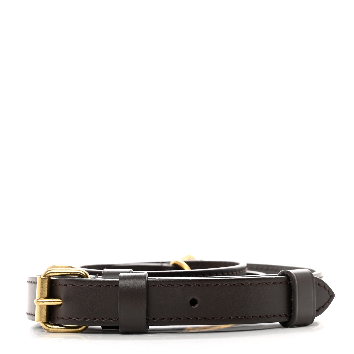Louis Vuitton Calfskin Adjustable Speedy Bandouliere Shoulder Strap Brown 2 of 3