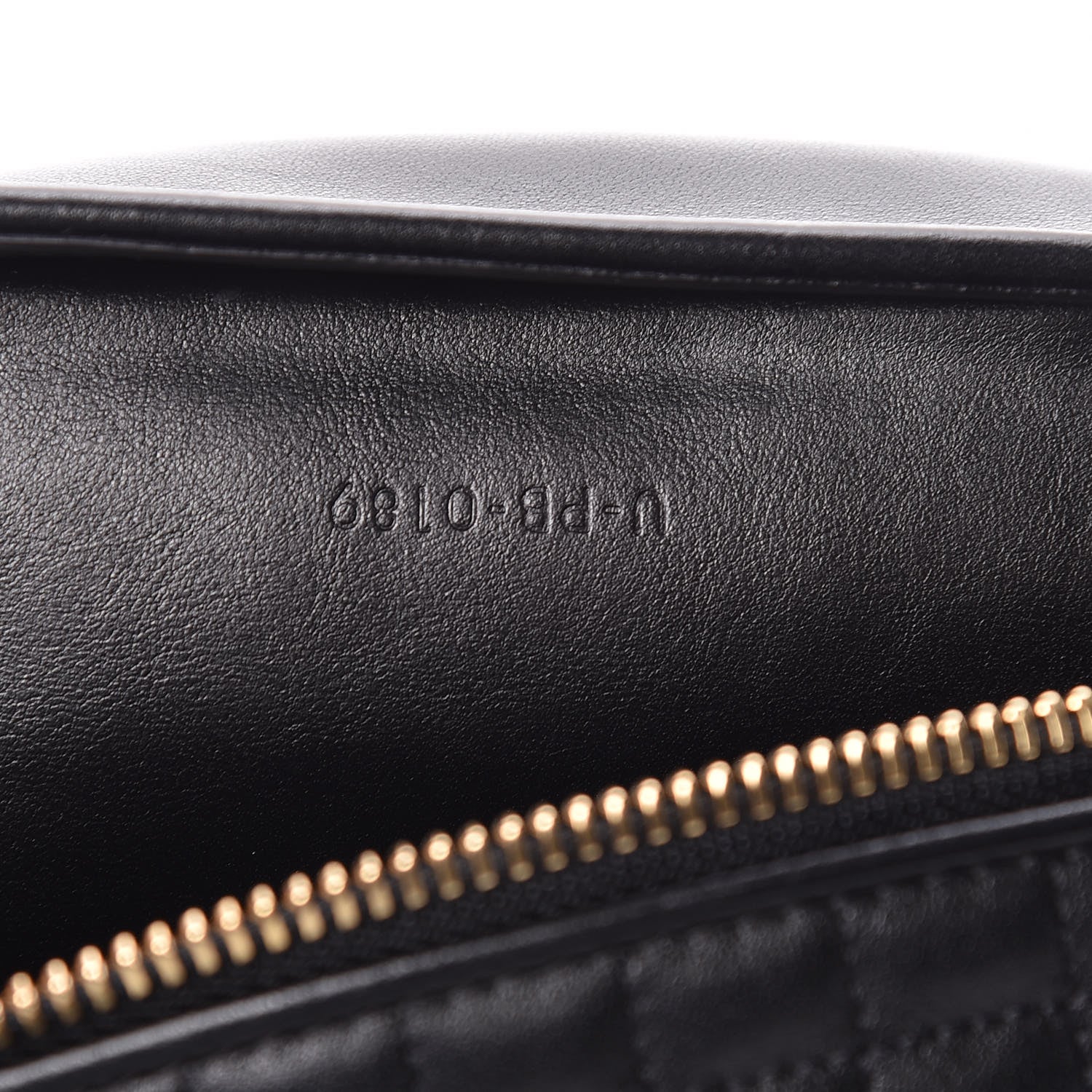 Celine Calfskin Quilted C Charm Belt Bag Black 7 of 9