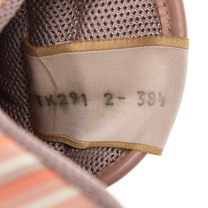 Valentino Garavani Suede Calfskin Native Couture 1975 Womens Rockrunner Sneakers 38.5 Multicolor 10 of 11