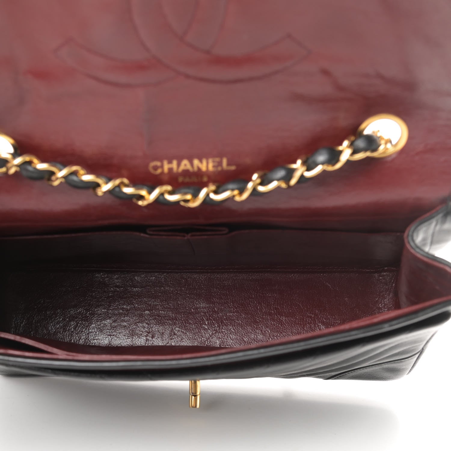 Chanel Lambskin Chevron Quilted Small Single Flap Black 5 of 16