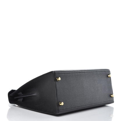 Hermes Epsom Kelly Sellier 28 Black 5 of 38