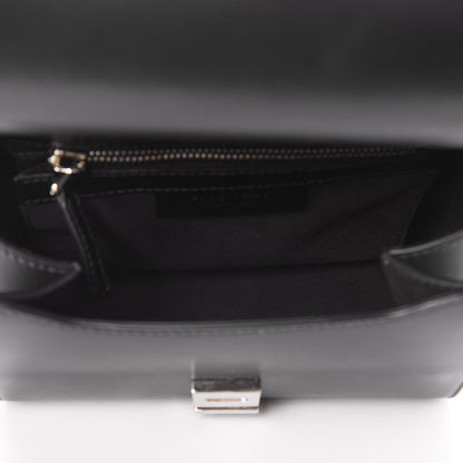 Givenchy Calfskin Mini Pandora Box Logo Strap Crossbody Bag Black 7 of 8