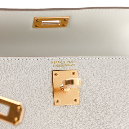 Hermes Chevre Mysore Mini Kelly Sellier 20 Mushroom 7 of 10