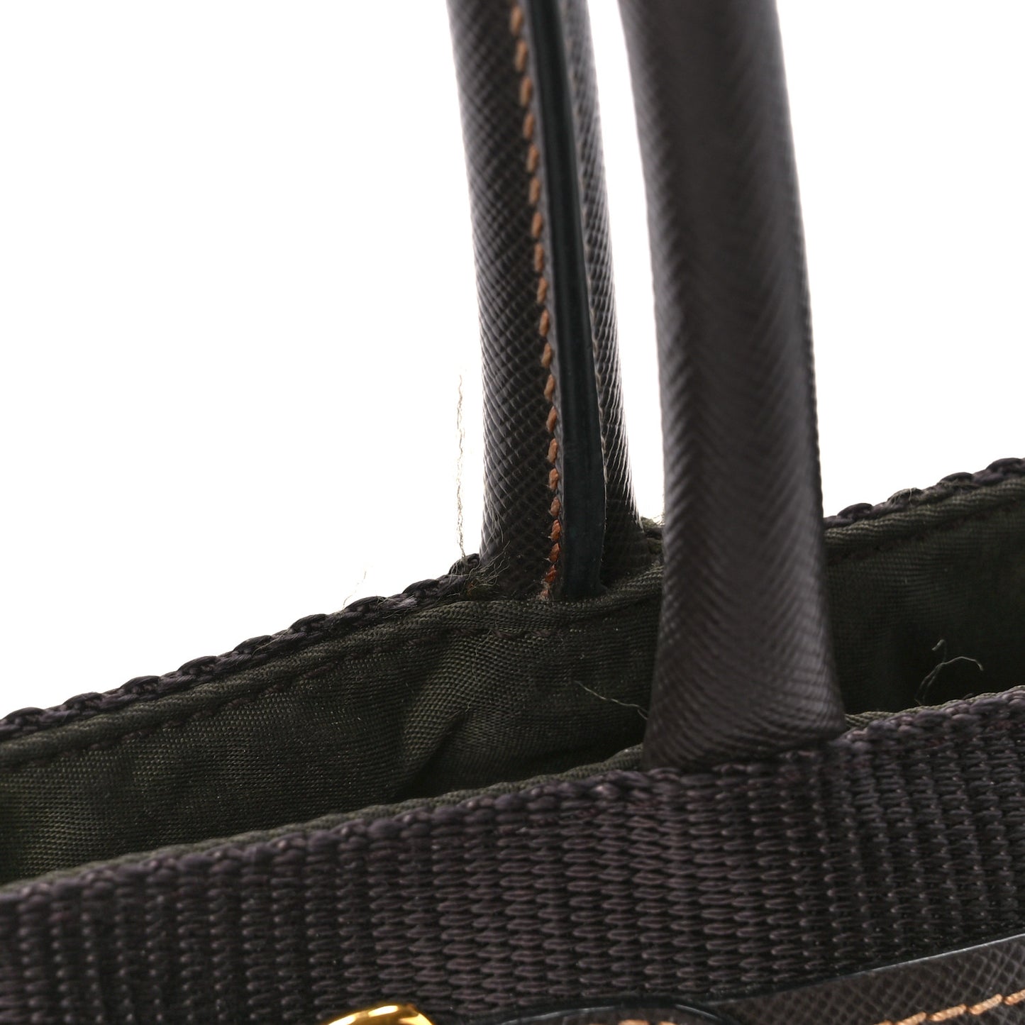 Nylon Jacquard Logo Tote Corda Militaire