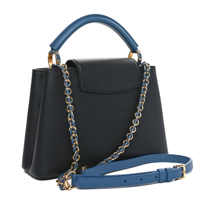 Louis Vuitton Taurillon Capucines BB Black General Blue 3 of 9