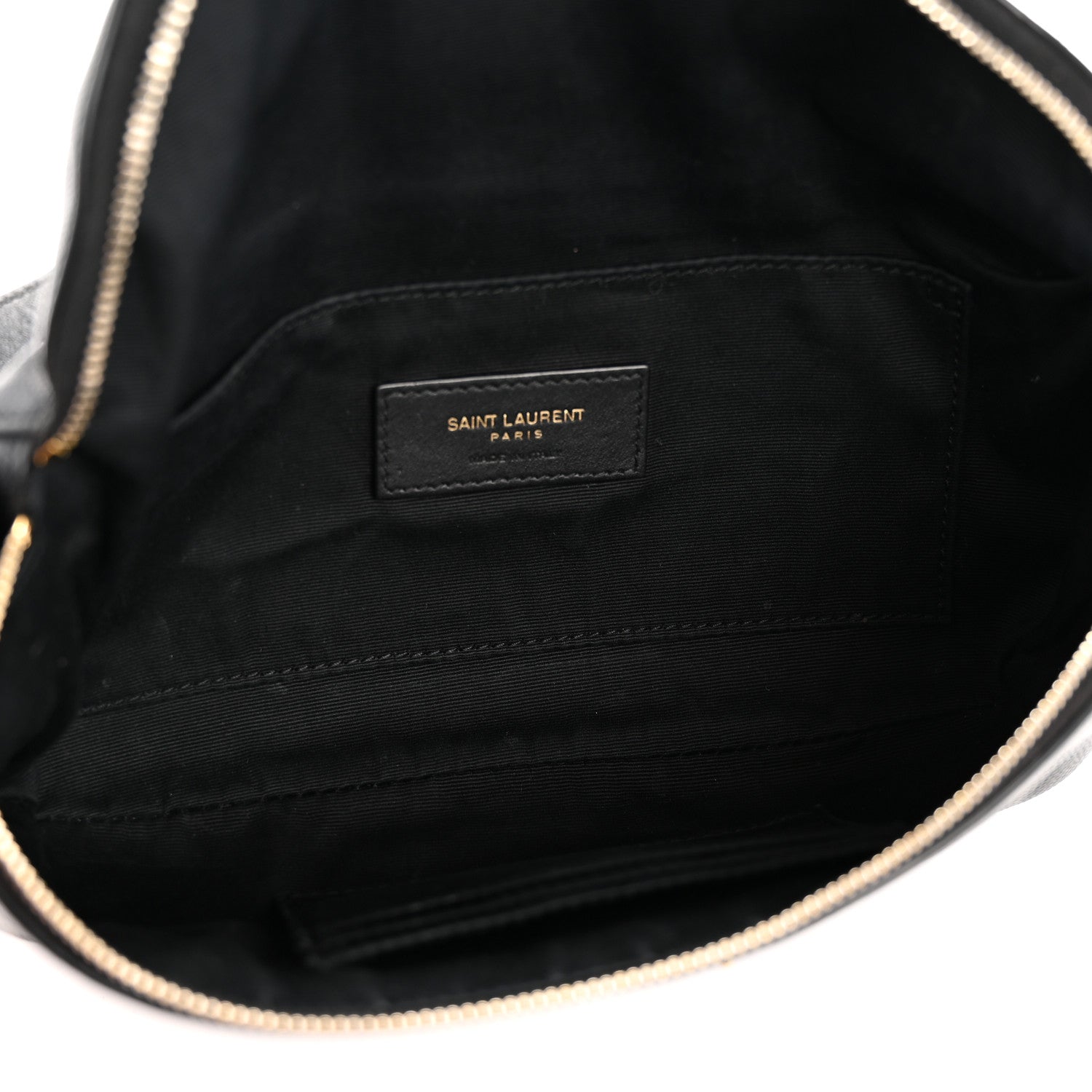 Saint Laurent Grain De Poudre Monogram Belt Bag Black 5 of 15