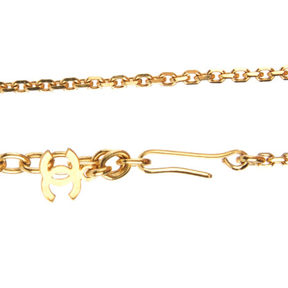 Chanel Resin CC Pendant Necklace White Gold 4 of 6