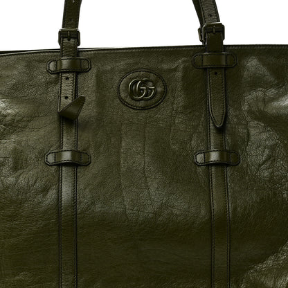 Gucci Piuma Lux Energy Monochrome Medium Double G Tote Bag Military Wood 8 of 10