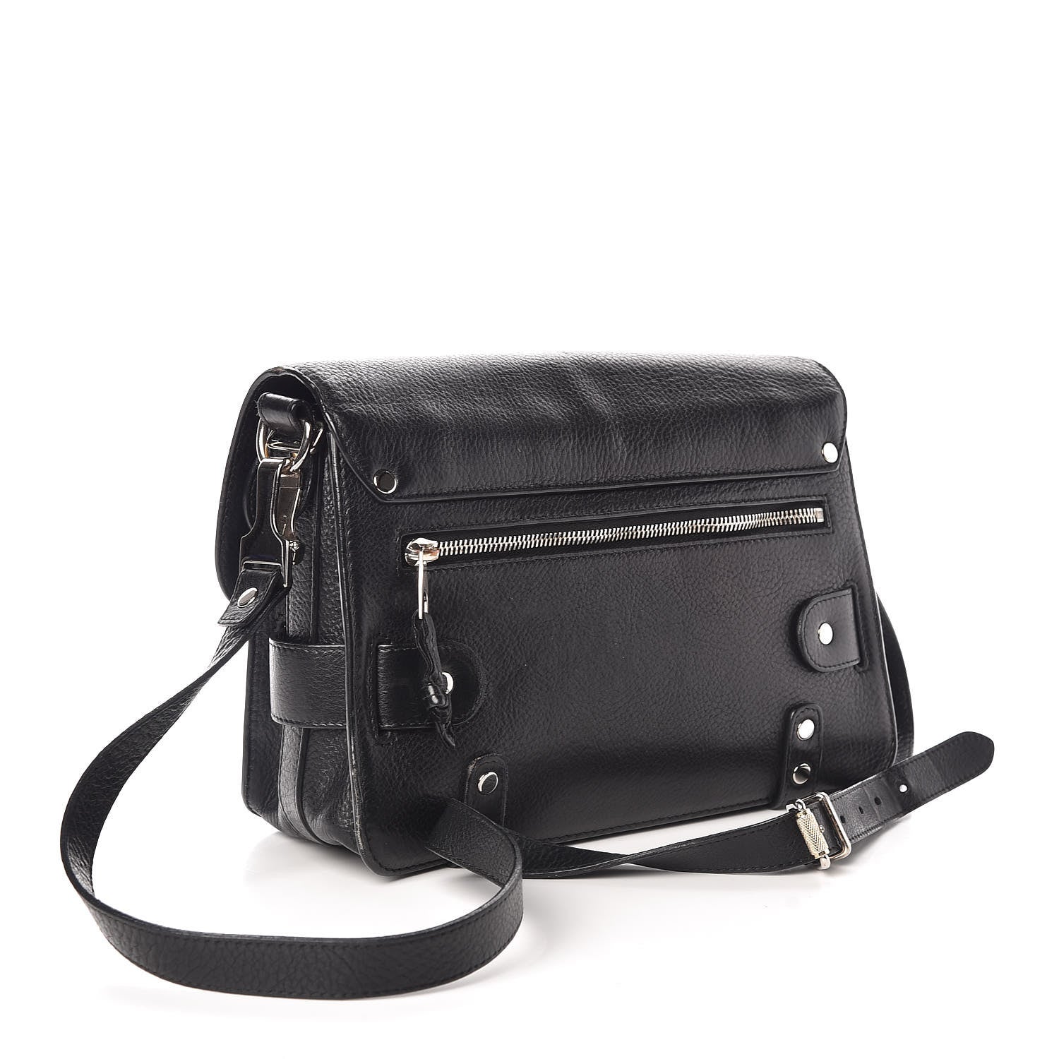 Proenza Schouler Pebbled Calfskin PS11 Classic Shoulder Bag Black 3 of 8