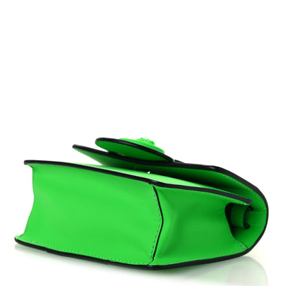 Versace Calfskin Rubber Medusa Shoulder Bag Lime 9 of 11