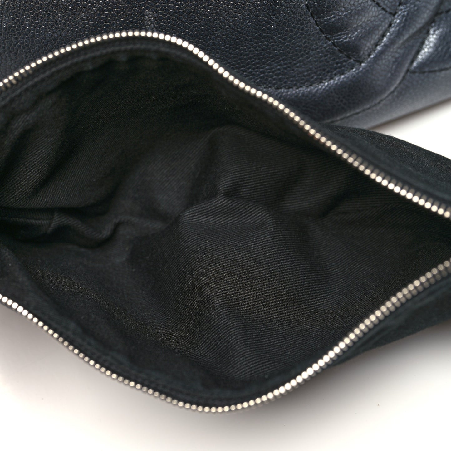 Caviar Stitched CC Shopper Tote Black
