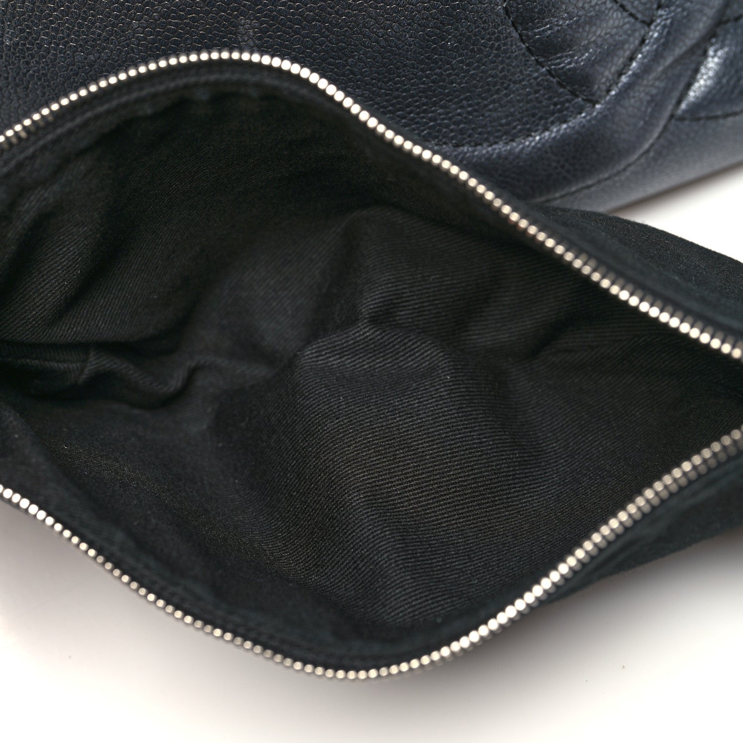 Chanel Caviar Stitched CC Shopper Tote Black 7 of 18