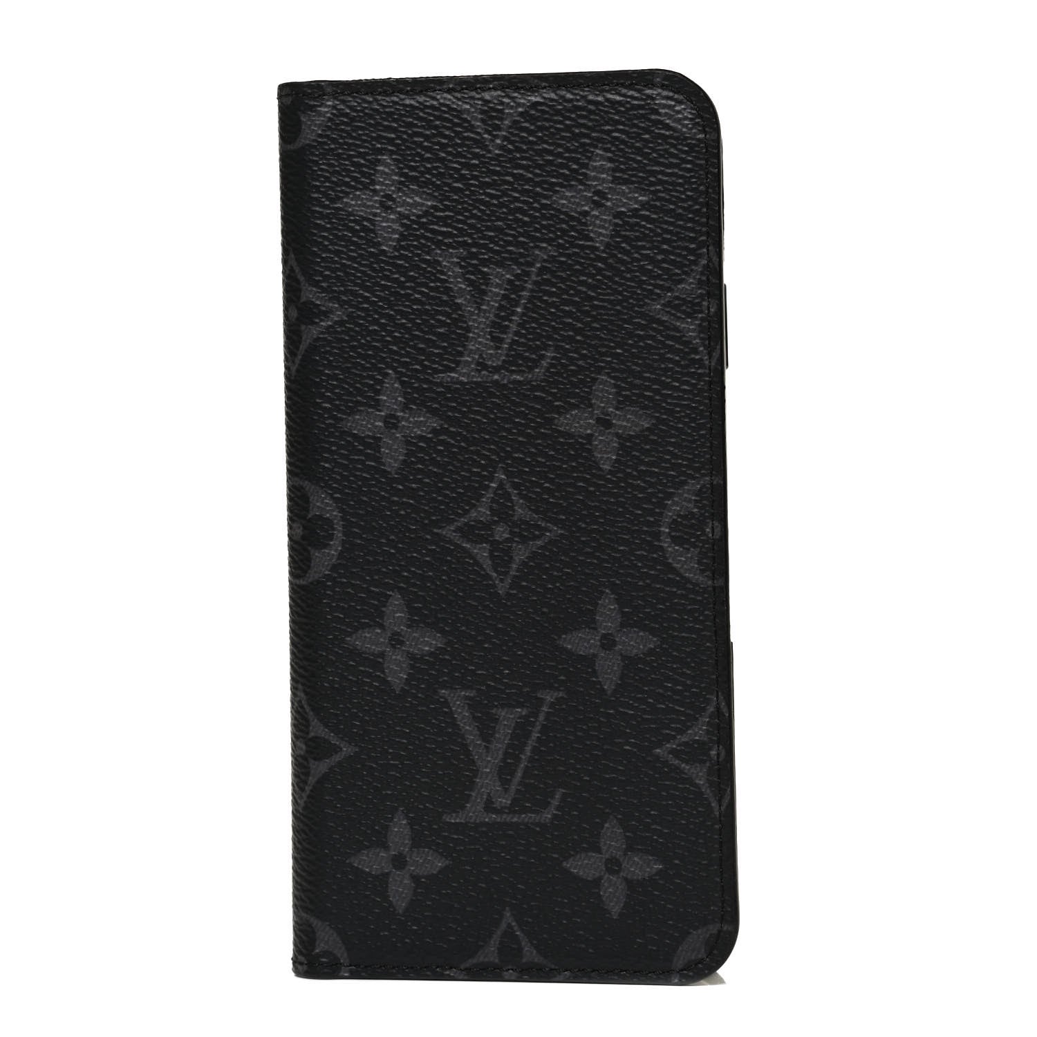 Louis Vuitton Monogram Eclipse iPhone XS Max Folio Case 1 of 9