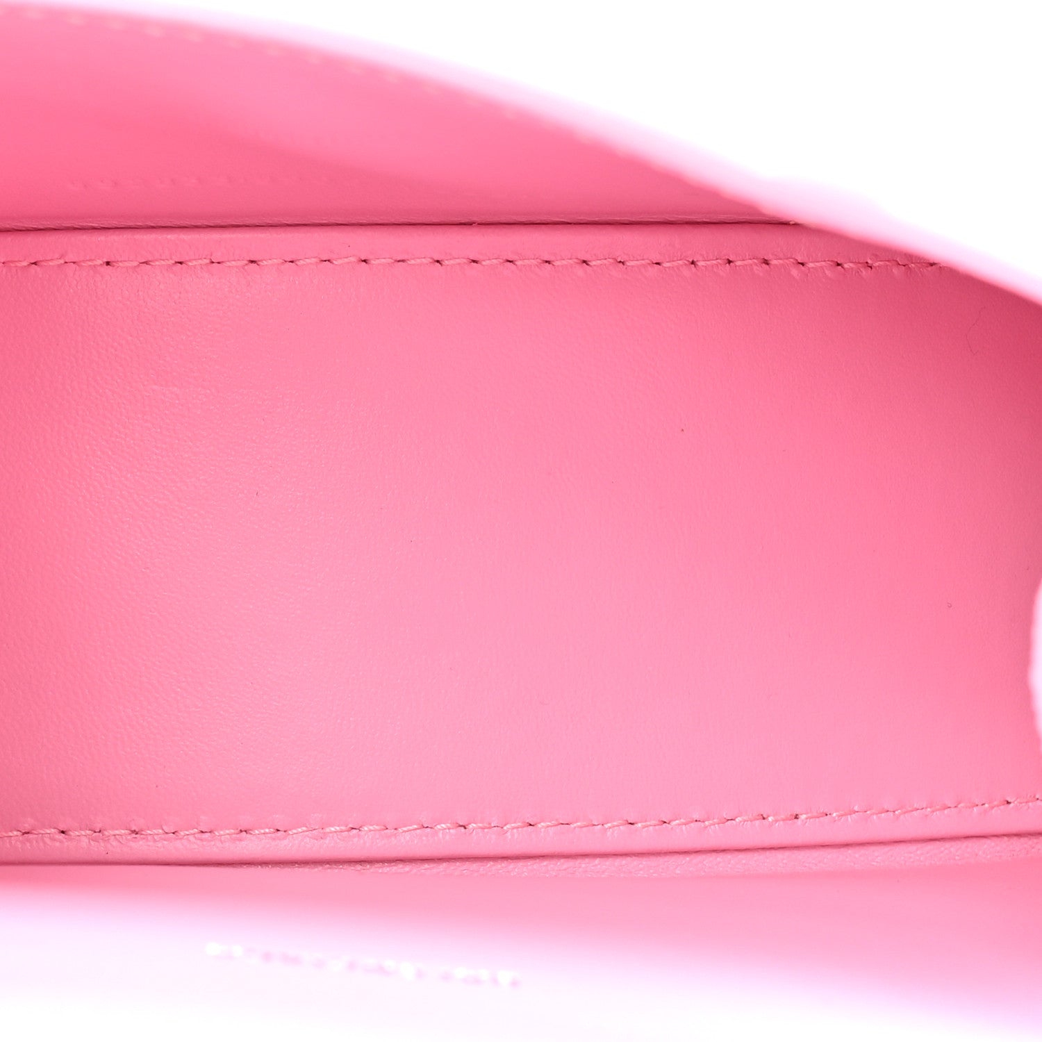 Balenciaga Shiny Calfskin Crocodile Embossed Hourglass Top Handle Bag XS Sweet Pink 5 of 12