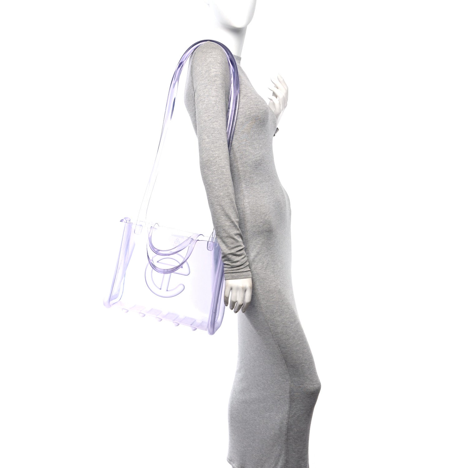 Telfar x MELISSA Jelly Medium Shopping Bag Clear 2 of 10