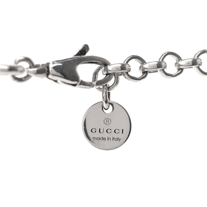 Gucci Sterling Silver Interlocking Circle GG Pendant Necklace 5 of 8