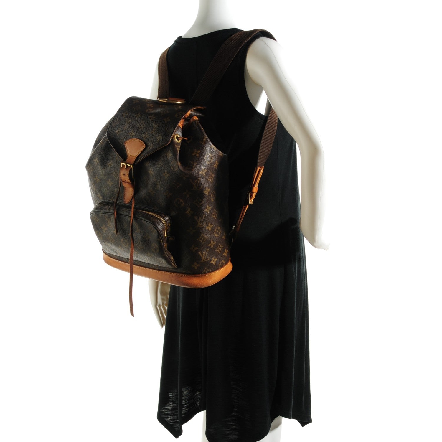 Louis Vuitton Monogram Montsouris GM Backpack 2 of 9