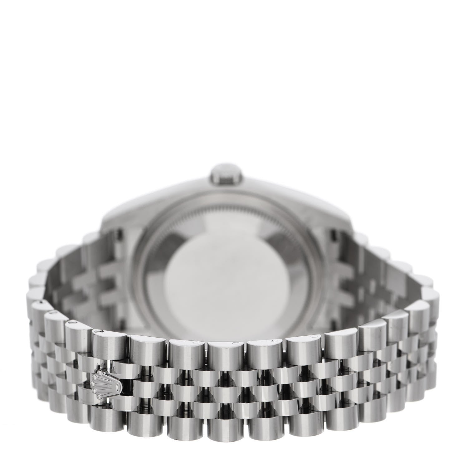 Rolex Stainless Steel 18K White Gold Diamond 36mm Oyster Perpetual Datejust Watch Silver 116234 3 of 5