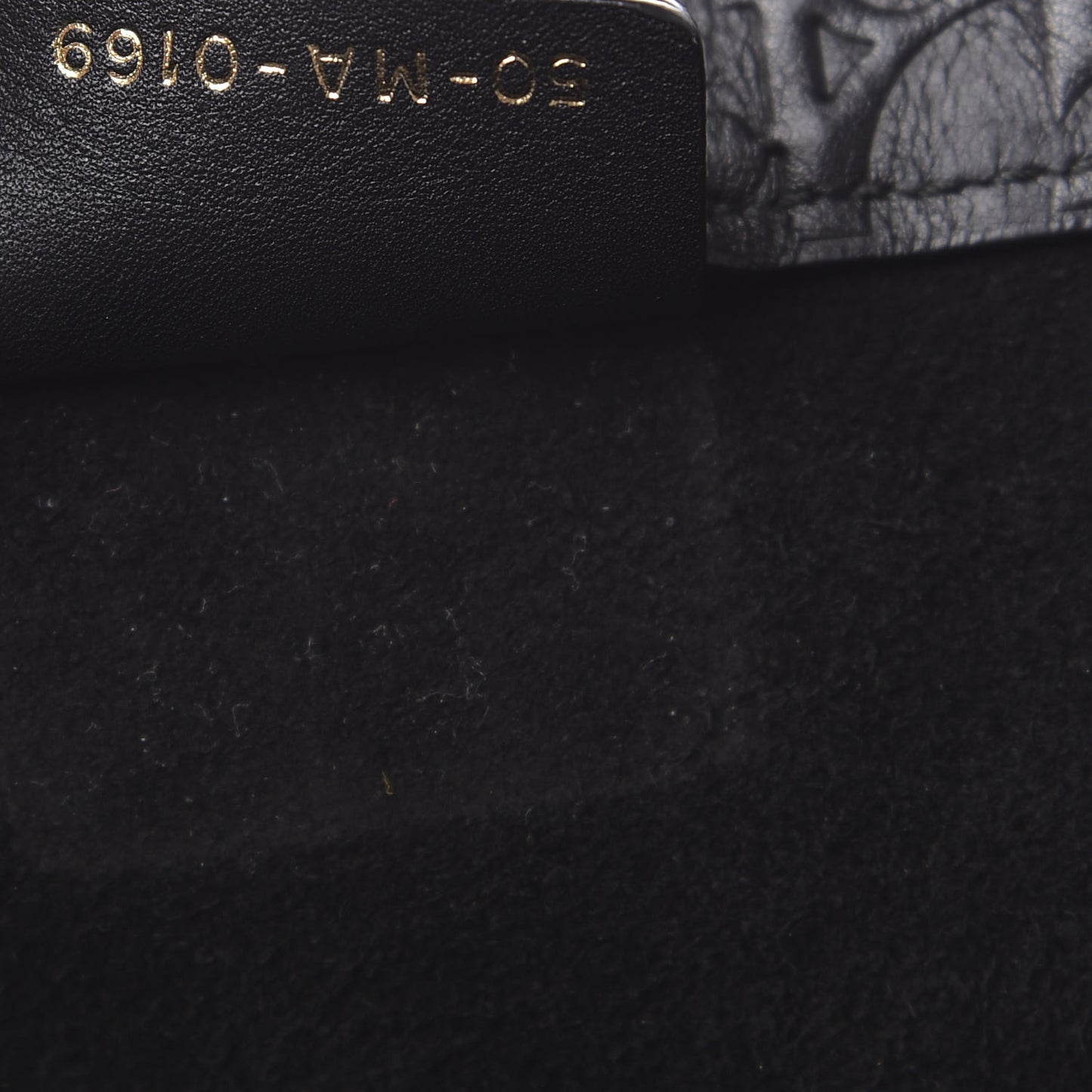 Oblique Calfskin Embossed Book Tote Black