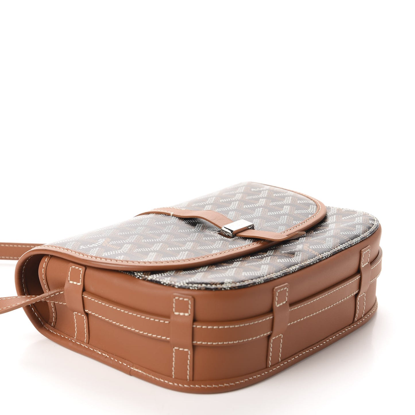 Goyardine Belvedere II PM Messenger Bag Black Gold