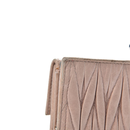 Miu Miu Nappa Matelasse Lux Flap Wallet Mughetto 8 of 15