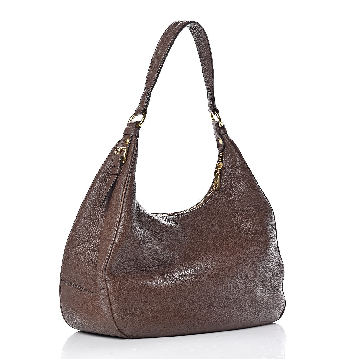 Prada Vitello Daino Hobo Cacao 3 of 13