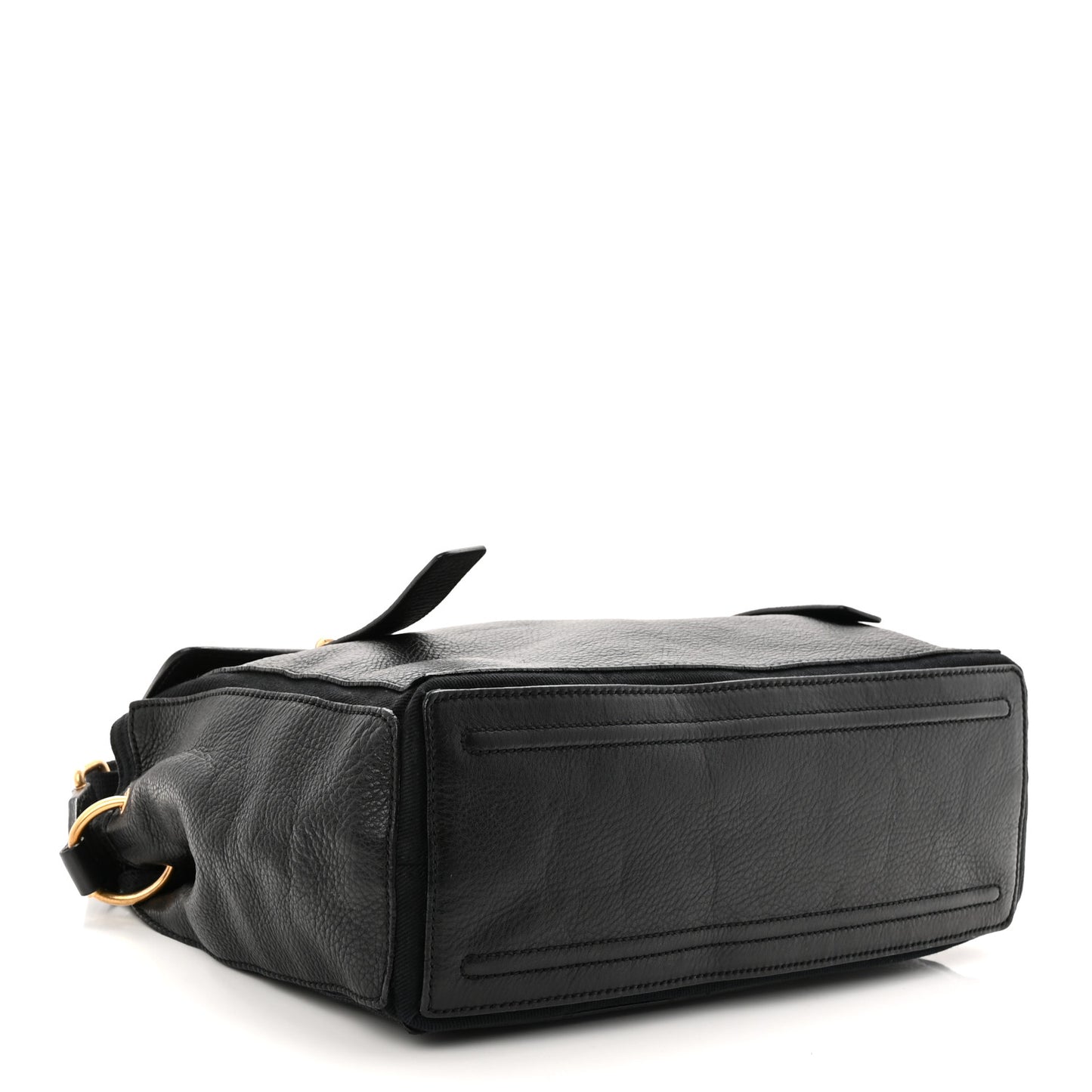 Calfskin Muse Two Messenger Black