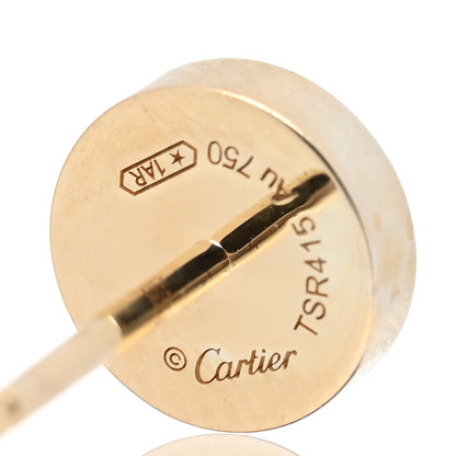 Cartier 18K Yellow Gold LOVE Earrings 6 of 7