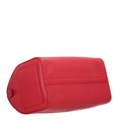 Louis Vuitton Epi Speedy 30 Castillan Red 4 of 12