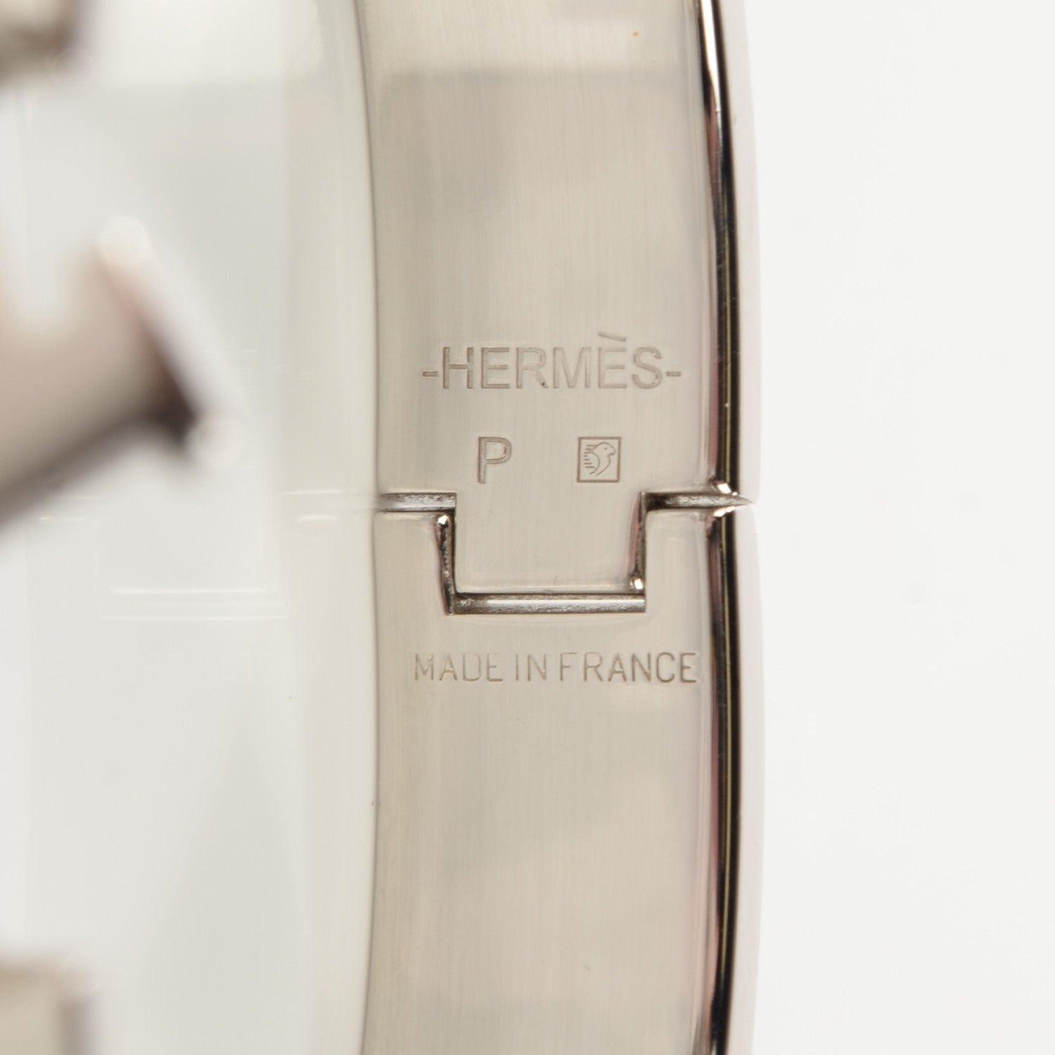 Hermes Enamel Narrow Clic Clac H Bracelet PM White 6 of 6