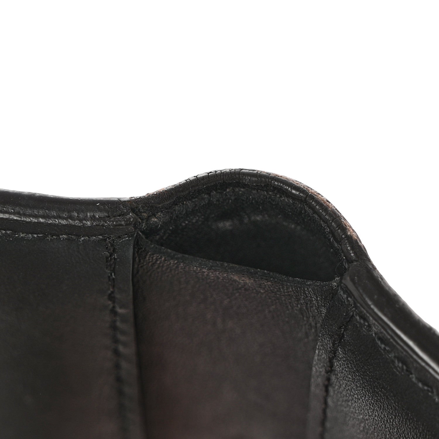 Louis Vuitton Monogram Flower Lock Compact Wallet Black 9 of 12