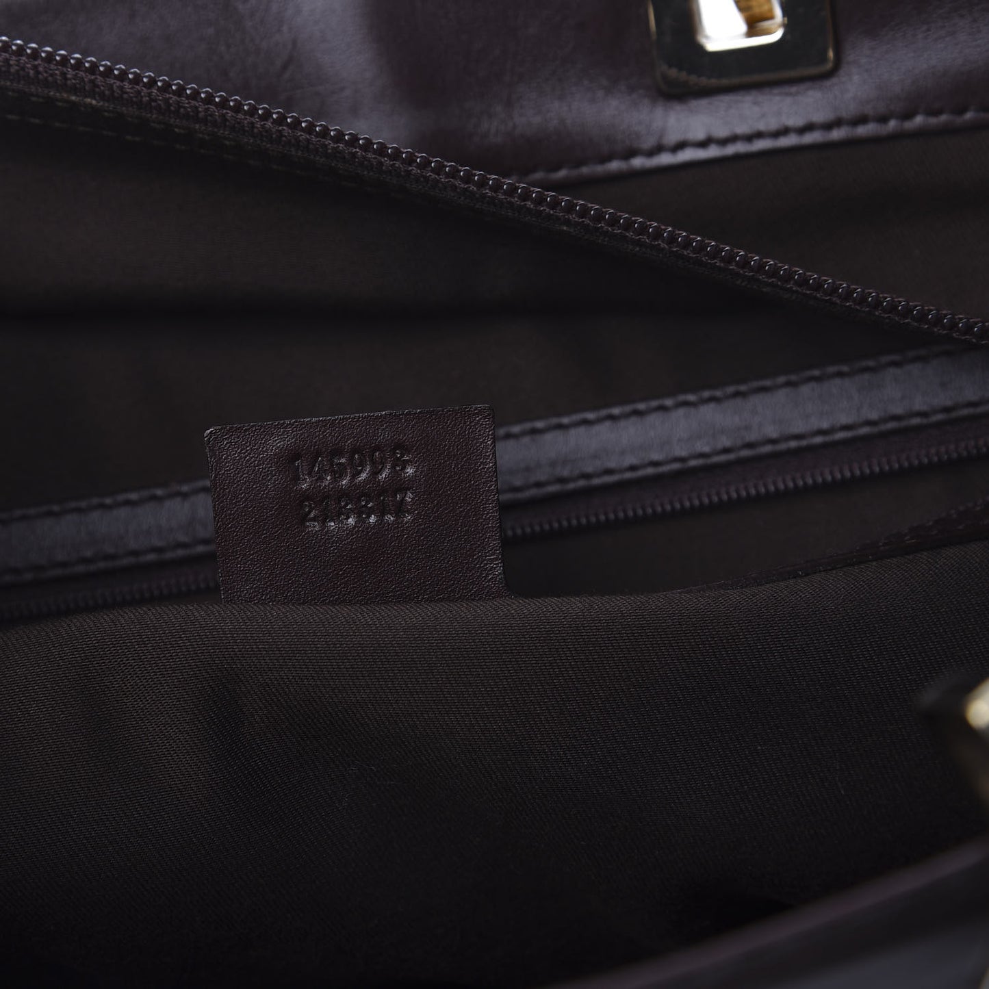 Guccissima Large Punch Tote Chocolate Brown