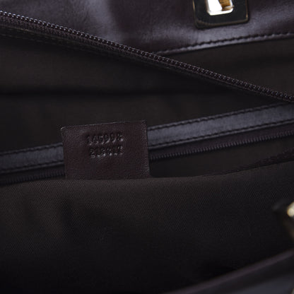 Gucci Guccissima Large Punch Tote Chocolate Brown 8 of 11