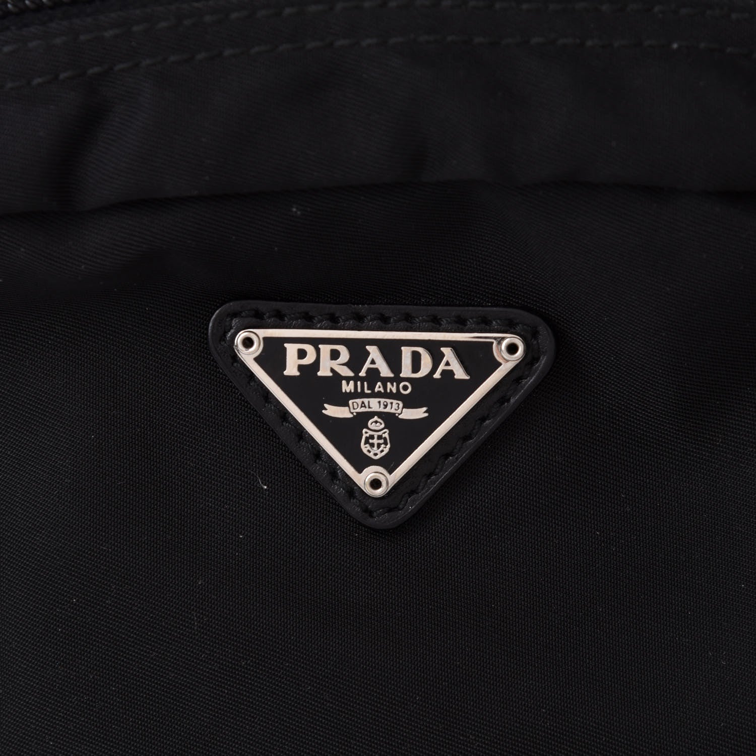 Prada Tessuto Nylon Vela Cosmetic Pouch Black 8 of 8