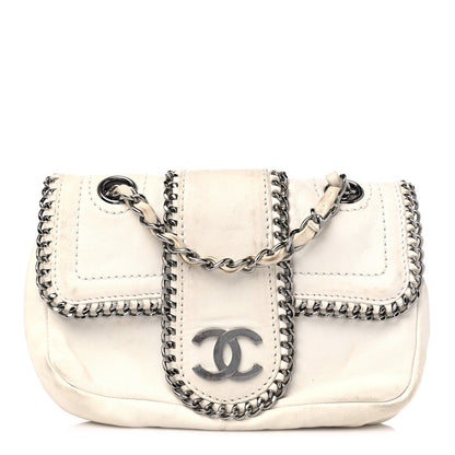 Chanel Lambskin Medium Madison Flap White 1 of 13