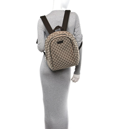 Gucci Monogram Travel Backpack Dark Brown 2 of 10