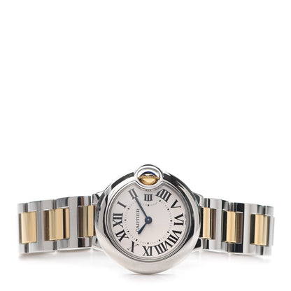 Cartier Stainless Steel 18K Yellow Gold 28mm Ballon Bleu De Cartier Quartz Watch 2 of 5