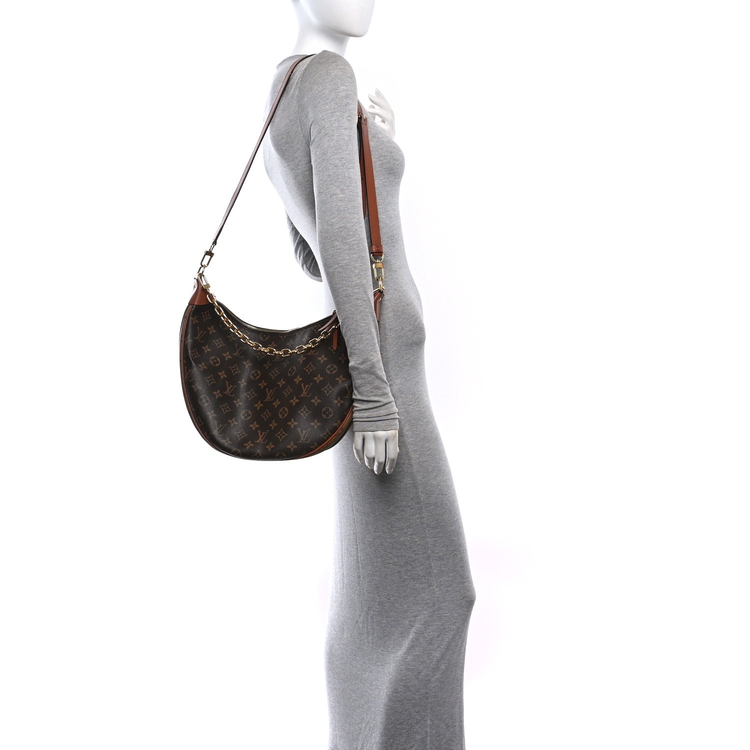 Louis Vuitton Reverse Monogram Loop Hobo 2 of 10