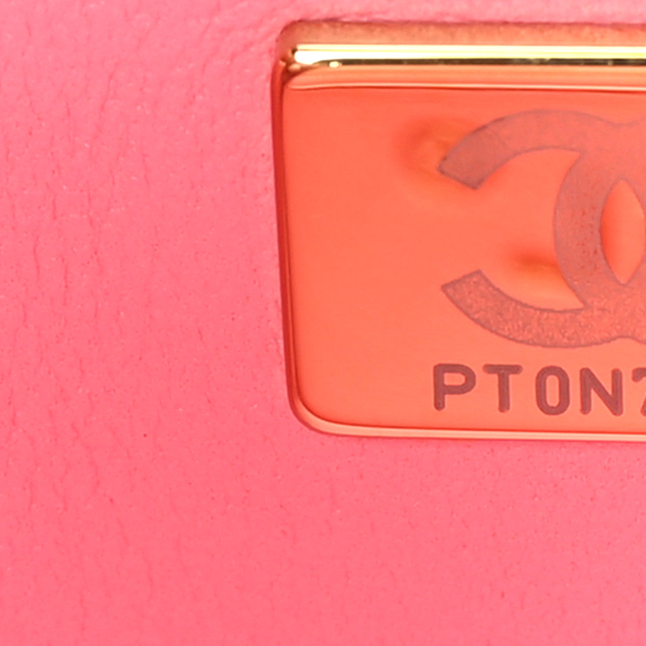 Lambskin Quilted Mini Top Handle Rectangular Flap Pink