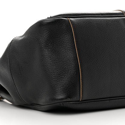 Saint Laurent Textured Calfskin Y Bag Black 9 of 16