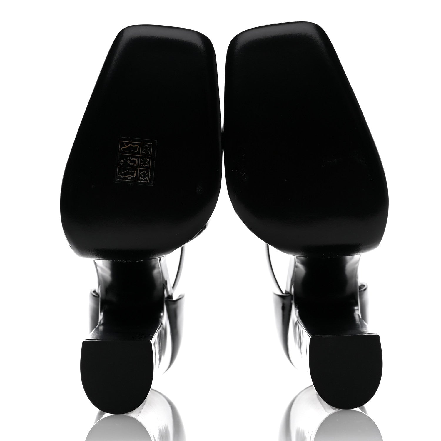 Valentino Garavani Patent DiscoBox 80/180mm Platform Pumps 38 Black 5 of 10