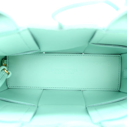 Bottega Veneta Lambskin Maxi Intreccio Candy Arco Tote Celadon 6 of 10
