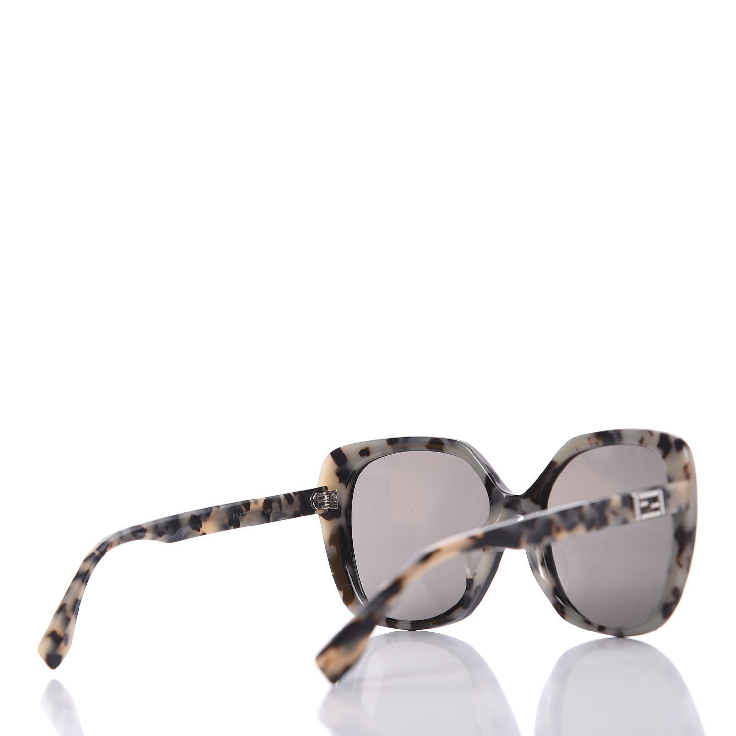 Fendi Oversized Sunglasses FF 0107/F/S Black Havana 4 of 7