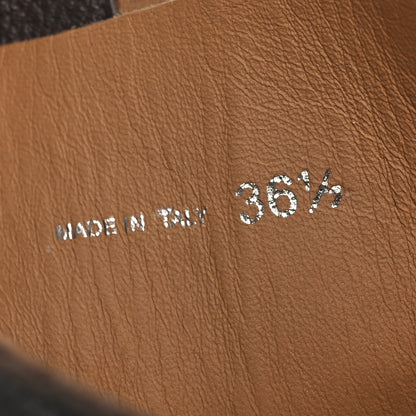 Miu Miu Antique Calfskin Buckle Boots 36.5 Cacao 10 of 14